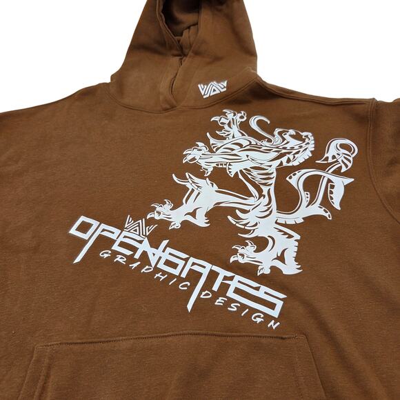 No Boundaries Graphic Hoody S 34-36 Y2K Open Gates Hoodie - Picture 2 of 9